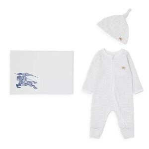 Burberry Baby Claude Dot 2 Piece Footie gift Set‎ Outfit Size 3 M 3 Months $340
